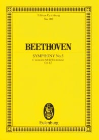 Beethoven: Symphony No. 5 C minor Opus 67 (Study Score) published by Eulenburg